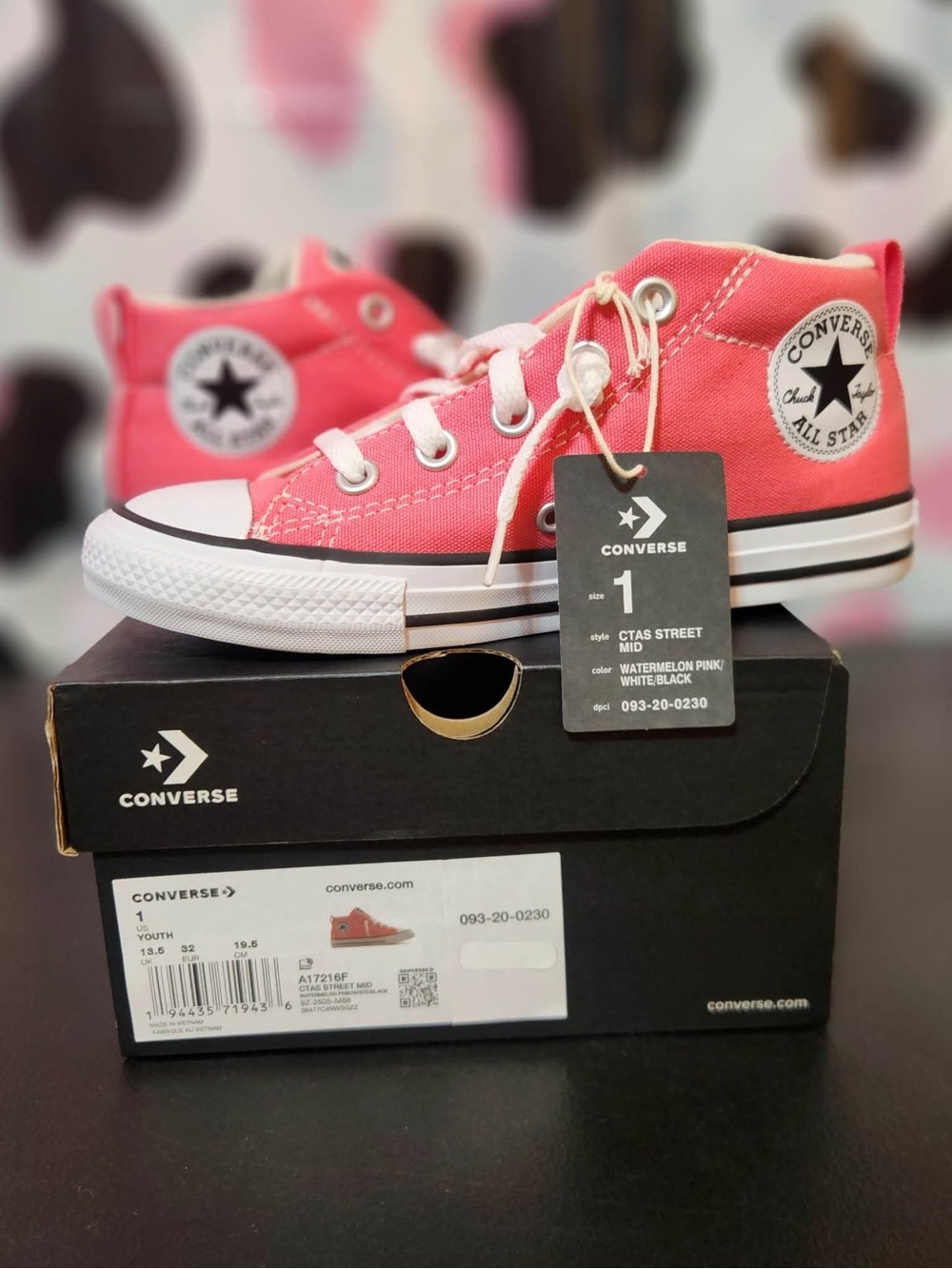 Converse Kids' Chuck Taylor All Star High Top Sneakers - Watermelon Pink